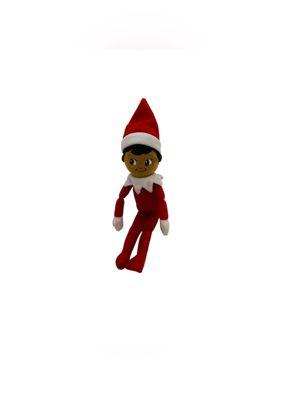 The Elf on the Shelf Plush Doll Boy Plushee Pal Dark Skin Brown Eyes 12"